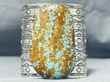 Tallest Crazy #8 Turquoise Native American Sterling Silver Bracelet-Nativo Arts