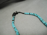 Opulent Vintage Navajo Turquoise Native American Necklace Old-Nativo Arts