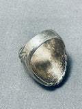 Unforgettable Vintage Native American Navajo Variscite Sterling Silver Ring-Nativo Arts