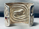 Jawdropping Heavy Sturdy Vintage Opal Sterling Silver Bracelet Cuff-Nativo Arts
