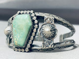 Early Museum Quality Vintage Native American Navajo Royston Turquoise Sterling Silver Bracelet-Nativo Arts