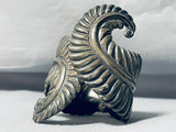 Heavy Vintage Southwestern Sterling Silver Clasp Bracelet Cuff-Nativo Arts