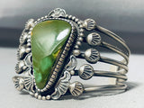 Best Vintage Verdy Jake Damale Turquoise Sterling Silver Bracelet-Nativo Arts