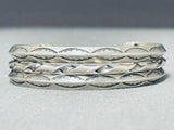 Rare Vintage Native American Navajo Sterling Silver Bracelet-Nativo Arts