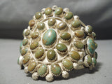 One Of Best Biggest Vintage Native American Navajo Royston Turquoise Sterling Silver Bracelet-Nativo Arts