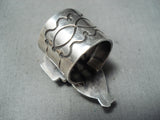 Newsworthy Navajo Royston Turquoise Sterling Silver Cross Ring Native American-Nativo Arts