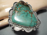 Skyscraper Vintage Native American Navajo Royston Turquoise Sterling Silver Bracelet-Nativo Arts