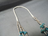 Noteworthy Vintage Navajo Turquoise Necklace Old Native American-Nativo Arts