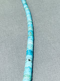 Native American Majestic Longer Vintage Santo Domingo Turquoise Heishi Sterling Silver Necklace-Nativo Arts