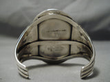 Important Zuni Native American Lapis Sterling Silver Bracelet-Nativo Arts