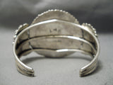 Important Larry Moses Begay Authentic Vintage Native American Navajo Lapis Bracelet-Nativo Arts