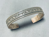Important Award Winner Vintage Native American Navajo Sterling Silver Bracelet-Nativo Arts