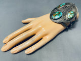 One Of The Best Ever Vintage Native American Navajo Royston Turquoise Sterling Silver Bracelet-Nativo Arts