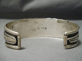 For Large Wrist Vintage Native American Navajo Royston Turquoise Sterling Silver Bracelet Old-Nativo Arts