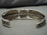 Stunning Vintage Native American Navajo Sleeping Beauty Turquoise Sterling Silver Bracelet-Nativo Arts