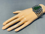Best Vintage Verdy Jake Damale Turquoise Sterling Silver Bracelet-Nativo Arts