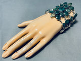 The Best Jade Vintage Southwest Sterling Silver Clasp Bracelet-Nativo Arts