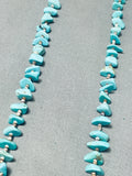 Amazing Vintage Native American Navajo Turquoise Sterling Silver Necklace-Nativo Arts