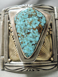 Very Important Vintage Native American Navajo Gibson Nez Sterling Silver 14k Gold Clasp Bracelet-Nativo Arts