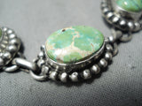 Dynamic Navajo Royston Turquoise Sterling Silver Bracelet Native American-Nativo Arts