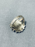 Incredible Vintage Native American Navajo Turquoise Cluster Sterling Silver Ring-Nativo Arts