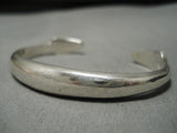 Important Vintage Native American Navajo Ray Tracey Sterling Silver Bracelet Cuff Old-Nativo Arts