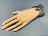 Octopus Turquoise Vintage Southwest Sterling Silver Bracelet-Nativo Arts