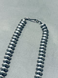 One Of The Most Unique Ever Vintage Native American Navajo Sterling Silver Necklace-Nativo Arts