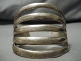 Incredible Vintage Native American Navajo Sterling Silver Bracelet-Nativo Arts