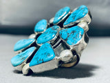 Cecil Atencio 58 Grams Powerful Vintage Native American Navajo Turquoise Ring-Nativo Arts