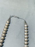 Very Old Vintage Native American Navajo Sterling Silver Hand Wrought Necklace Old-Nativo Arts