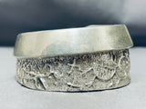 Heavy 161 Gram Vintage Native American Navajo Sterling Silver Bracelet-Nativo Arts