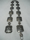 1930's Vintage Navajo Sterling Silver Concho Belt Native American Old-Nativo Arts