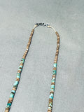 One Of The Most Unique Vintage Santo Domingo Turquoise Heishi Necklace-Nativo Arts