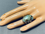 Unbelievable Native American Navajo Royston Turquoise Sterling Silver Ring-Nativo Arts
