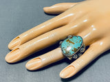 Fabulous San Felipe 8 Turquoise Sterling Silver Ring-Nativo Arts
