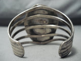 Incredible Vintage Native American Navajo Sleeping Beauty Turquoise Sterling Silver Bracelet-Nativo Arts