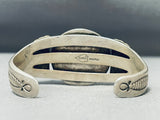 Cal Martinez Vintage Native American Navajo Kennedy Half Dollar Sterling Silver Bracelet-Nativo Arts