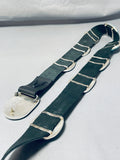 Native American 692 Gram Turquoise Slab Sterling Silver Rich Jim Signed Concho Belt-Nativo Arts