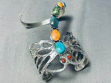 The Best Ever Native American Navajo Dragonfly Turquoise Sterling Silver Bracelet-Nativo Arts