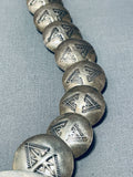 One Of The Best Vintage Native American Navajo Turquoise Sterling Silver Necklace-Nativo Arts