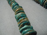 Outstanding Vintage Native American Navajo Royston Turquoise Sterling Silver Necklace-Nativo Arts
