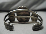 Old Bisbee Turquoise Vintage Native American Navajo Sterling Silver Naive American Bracelet-Nativo Arts