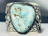 Get Your Workout In 154 Gram Native American Navajo Turquoise Sterling Silver Bracelet-Nativo Arts
