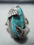 Kay Rogers Navajo Turquoise Sterling Silver Ring Native American-Nativo Arts