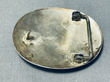 Incredible Vintage Native American Navajo Royston Sterling Silver Buckle-Nativo Arts