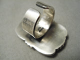 Important Vintage Verdy Jake Turquoise Sterling Silver Native American Ring-Nativo Arts