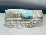 Important Vintage Native American Navajo Ben Begaye (d)turquoise Sterling Silver Bracelet-Nativo Arts