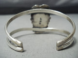 Lena Smiley Vintage Navajo Coral Sterling Silver Bracelet Native American-Nativo Arts