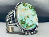 One Of The Best Vintage Navajo Royston Turquoise Sterling Silver Bracelet-Nativo Arts